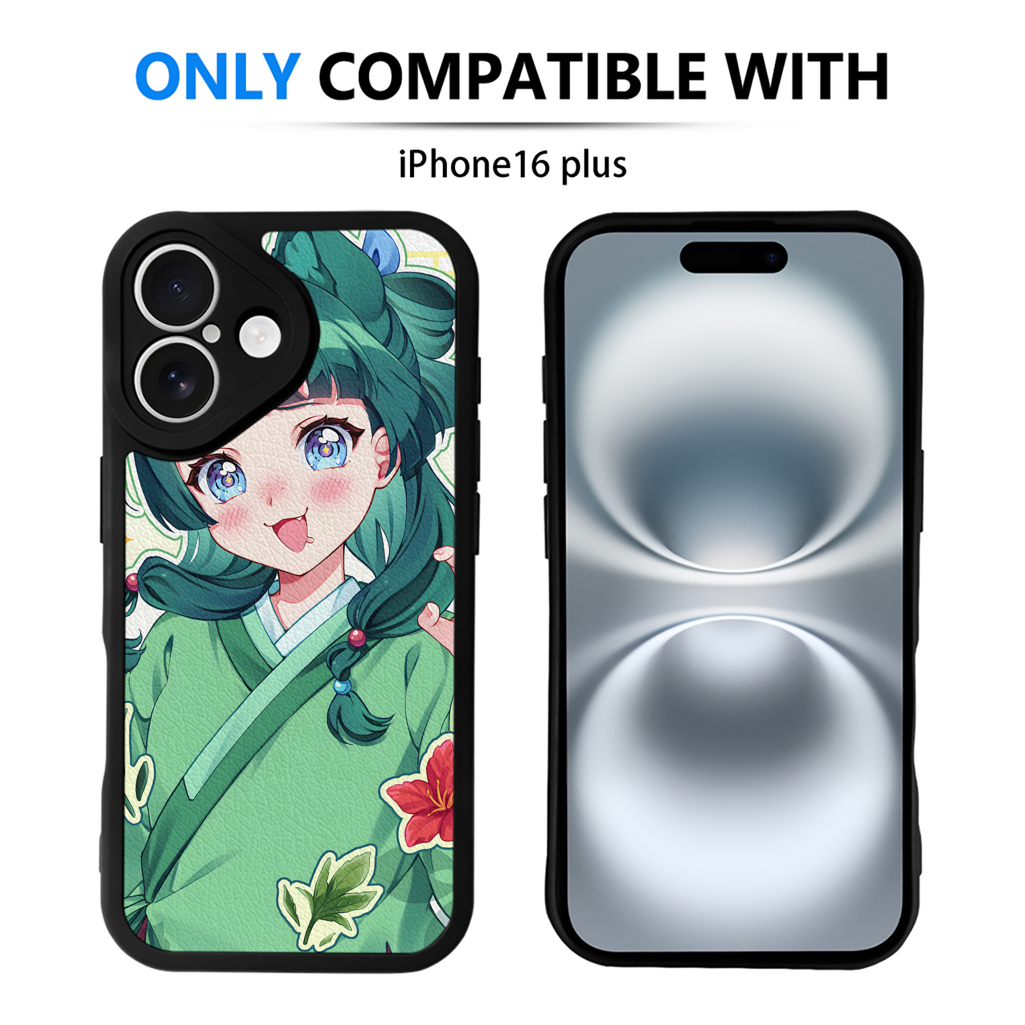 （画像用） 薬屋のひとりごと The Apothecary Diaries 【iPhone 16シリーズ対応】シリコンスマホケース（レザー調） 材質：シリコン